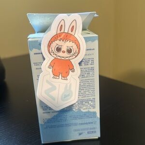 POP MART Labubu V4 The Monsters Pin For Love Alphabet Plush Pendant - Letter Z